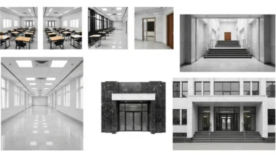 Okul İç ve Dış Cephe Kaplama